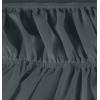 imageUtopia Bedding Queen Elastic Bed Ruffle  Easy Wrap Around Ruffle  Microfiber Bed Skirt with Adjustable Elastic Belt 16 Inch Tailored Drop  Hotel Quality Bedskirt Fade Resistant Queen GreyGrey