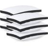 imageUtopia Bedding Bed Pillows for Sleeping Queen Size White Set of 2 Cooling Hotel Quality Gusseted Pillow for Back Stomach or Side SleepersBlack