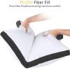 imageUtopia Bedding Bed Pillows for Sleeping Queen Size White Set of 2 Cooling Hotel Quality Gusseted Pillow for Back Stomach or Side SleepersBlack