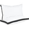 imageUtopia Bedding Bed Pillows for Sleeping Queen Size White Set of 2 Cooling Hotel Quality Gusseted Pillow for Back Stomach or Side SleepersBlack