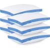 imageUtopia Bedding Bed Pillows for Sleeping Queen Size White Set of 2 Cooling Hotel Quality Gusseted Pillow for Back Stomach or Side SleepersBlue