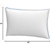 imageUtopia Bedding Bed Pillows for Sleeping Queen Size White Set of 2 Cooling Hotel Quality Gusseted Pillow for Back Stomach or Side SleepersBlue