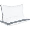 imageUtopia Bedding Bed Pillows for Sleeping Queen Size White Set of 2 Cooling Hotel Quality Gusseted Pillow for Back Stomach or Side SleepersGrey