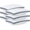 imageUtopia Bedding Bed Pillows for Sleeping Queen Size White Set of 2 Cooling Hotel Quality Gusseted Pillow for Back Stomach or Side SleepersGrey