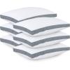 imageUtopia Bedding Bed Pillows for Sleeping Queen Size White Set of 2 Cooling Hotel Quality Gusseted Pillow for Back Stomach or Side SleepersGrey
