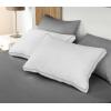 imageUtopia Bedding Bed Pillows for Sleeping Queen Size White Set of 2 Cooling Hotel Quality Gusseted Pillow for Back Stomach or Side SleepersGreyWhite