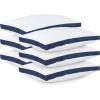 imageUtopia Bedding Bed Pillows for Sleeping Queen Size White Set of 2 Cooling Hotel Quality Gusseted Pillow for Back Stomach or Side SleepersNavy