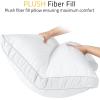 imageUtopia Bedding Bed Pillows for Sleeping Queen Size White Set of 2 Cooling Hotel Quality Gusseted Pillow for Back Stomach or Side SleepersWhite