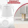 imageUtopia Bedding Bed Risers 3 Inch  8 Pack  Round Furniture Risers with Top AntiSlip Foam with Metal Plate ampamp Bottom Rubber Pads  Bed Risers Heavy Duty for Sofa Couch ampamp Chair Lifts BlackWhite