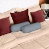 imageUtopia Bedding Bolster Pillows Insert Pack of 2 White  6 x 16 Inches Bed and Couch Pillows  Indoor Decorative PillowsGrey