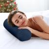 imageUtopia Bedding Bolster Pillows Insert Pack of 2 White  6 x 16 Inches Bed and Couch Pillows  Indoor Decorative PillowsNavy