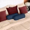 imageUtopia Bedding Bolster Pillows Insert Pack of 2 White  6 x 16 Inches Bed and Couch Pillows  Indoor Decorative PillowsNavy