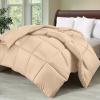 imageUtopia Bedding Comforter Duvet Insert Quilted Comforter with Corner Tabs Box Stitched Down Alternative Comforters Queen Size WhiteBeige