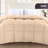 imageUtopia Bedding Comforter Duvet Insert Quilted Comforter with Corner Tabs Box Stitched Down Alternative Comforters Queen Size WhiteBeige