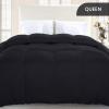 imageUtopia Bedding Comforter Duvet Insert Quilted Comforter with Corner Tabs Box Stitched Down Alternative Comforters Queen Size WhiteBlack