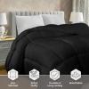 imageUtopia Bedding Comforter Duvet Insert Quilted Comforter with Corner Tabs Box Stitched Down Alternative Comforters Queen Size WhiteBlack