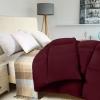 imageUtopia Bedding Comforter Duvet Insert Quilted Comforter with Corner Tabs Box Stitched Down Alternative Comforters Queen Size WhiteBurgundy