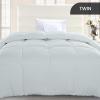 imageUtopia Bedding Comforter Duvet Insert Quilted Comforter with Corner Tabs Box Stitched Down Alternative Comforters Queen Size WhiteLight Grey