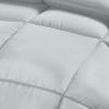 imageUtopia Bedding Comforter Duvet Insert Quilted Comforter with Corner Tabs Box Stitched Down Alternative Comforters Queen Size WhiteLight Grey