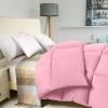 imageUtopia Bedding Comforter Duvet Insert Quilted Comforter with Corner Tabs Box Stitched Down Alternative Comforters Queen Size WhitePink