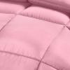 imageUtopia Bedding Comforter Duvet Insert Quilted Comforter with Corner Tabs Box Stitched Down Alternative Comforters Queen Size WhitePink