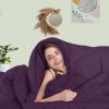 imageUtopia Bedding Comforter Duvet Insert Quilted Comforter with Corner Tabs Box Stitched Down Alternative Comforters Queen Size WhitePlum
