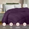 imageUtopia Bedding Comforter Duvet Insert Quilted Comforter with Corner Tabs Box Stitched Down Alternative Comforters Queen Size WhitePlum