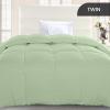 imageUtopia Bedding Comforter Duvet Insert Quilted Comforter with Corner Tabs Box Stitched Down Alternative Comforters Queen Size WhiteSage Green