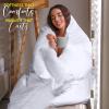 imageUtopia Bedding Comforter Duvet Insert Quilted Comforter with Corner Tabs Box Stitched Down Alternative Comforters Queen Size WhiteWhite