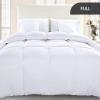 imageUtopia Bedding Comforter Duvet Insert Quilted Comforter with Corner Tabs Box Stitched Down Alternative Comforters Queen Size WhiteWhite