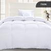 imageUtopia Bedding Comforter Duvet Insert Quilted Comforter with Corner Tabs Box Stitched Down Alternative Comforters Queen Size WhiteWhite