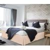 imageUtopia Bedding Full Bed Skirt  Soft Quadruple Pleated Ruffle  Easy Fit with 16 Inch Tailored Drop  Hotel Quality Shrinkage and Fade Resistant Full Beige