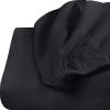 imageUtopia Bedding Queen Fitted Sheet  Bottom Sheet  Deep Pocket  Soft Microfiber  Shrinkage and Fade Resistant  Easy Care 1 Fitted Sheet Only GreyBlack
