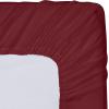 imageUtopia Bedding Queen Fitted Sheet  Bottom Sheet  Deep Pocket  Soft Microfiber  Shrinkage and Fade Resistant  Easy Care 1 Fitted Sheet Only GreyBurgundy