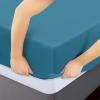 imageUtopia Bedding Queen Fitted Sheet  Bottom Sheet  Deep Pocket  Soft Microfiber  Shrinkage and Fade Resistant  Easy Care 1 Fitted Sheet Only GreyDenim Blue