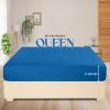 imageUtopia Bedding Queen Fitted Sheet  Bottom Sheet  Deep Pocket  Soft Microfiber  Shrinkage and Fade Resistant  Easy Care 1 Fitted Sheet Only GreyDusk Blue