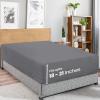 imageUtopia Bedding Queen Fitted Sheet  Bottom Sheet  Deep Pocket  Soft Microfiber  Shrinkage and Fade Resistant  Easy Care 1 Fitted Sheet Only GreyGrey