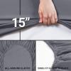 imageUtopia Bedding Queen Fitted Sheet  Bottom Sheet  Deep Pocket  Soft Microfiber  Shrinkage and Fade Resistant  Easy Care 1 Fitted Sheet Only GreyGrey