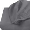 imageUtopia Bedding Queen Fitted Sheet  Bottom Sheet  Deep Pocket  Soft Microfiber  Shrinkage and Fade Resistant  Easy Care 1 Fitted Sheet Only GreyGrey