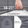 imageUtopia Bedding Queen Fitted Sheet  Bottom Sheet  Deep Pocket  Soft Microfiber  Shrinkage and Fade Resistant  Easy Care 1 Fitted Sheet Only GreyGrey