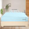imageUtopia Bedding Queen Fitted Sheet  Bottom Sheet  Deep Pocket  Soft Microfiber  Shrinkage and Fade Resistant  Easy Care 1 Fitted Sheet Only GreyIce Blue