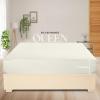 imageUtopia Bedding Queen Fitted Sheet  Bottom Sheet  Deep Pocket  Soft Microfiber  Shrinkage and Fade Resistant  Easy Care 1 Fitted Sheet Only GreyIvory