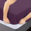 imageUtopia Bedding Queen Fitted Sheet  Bottom Sheet  Deep Pocket  Soft Microfiber  Shrinkage and Fade Resistant  Easy Care 1 Fitted Sheet Only GreyPurple