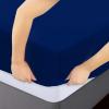 imageUtopia Bedding Queen Fitted Sheet  Bottom Sheet  Deep Pocket  Soft Microfiber  Shrinkage and Fade Resistant  Easy Care 1 Fitted Sheet Only GreyRoyal Blue