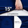 imageUtopia Bedding Queen Fitted Sheet  Bottom Sheet  Deep Pocket  Soft Microfiber  Shrinkage and Fade Resistant  Easy Care 1 Fitted Sheet Only GreyRoyal Blue