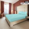 imageUtopia Bedding Queen Fitted Sheet  Bottom Sheet  Deep Pocket  Soft Microfiber  Shrinkage and Fade Resistant  Easy Care 1 Fitted Sheet Only GreySpa Blue