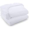 imageUtopia Bedding Queen Fitted Sheet  Bottom Sheet  Deep Pocket  Soft Microfiber  Shrinkage and Fade Resistant  Easy Care 1 Fitted Sheet Only GreyWhite
