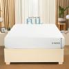 imageUtopia Bedding Queen Fitted Sheet  Bottom Sheet  Deep Pocket  Soft Microfiber  Shrinkage and Fade Resistant  Easy Care 1 Fitted Sheet Only GreyWhite