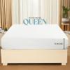 imageUtopia Bedding Queen Fitted Sheet  Bottom Sheet  Deep Pocket  Soft Microfiber  Shrinkage and Fade Resistant  Easy Care 1 Fitted Sheet Only GreyWhite