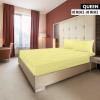 imageUtopia Bedding Queen Fitted Sheet  Bottom Sheet  Deep Pocket  Soft Microfiber  Shrinkage and Fade Resistant  Easy Care 1 Fitted Sheet Only GreyYellow